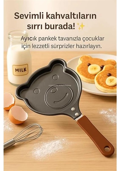 Hayvan Figürlü Pankek ve Omlet Tavası, Çocuklar Için Eğlenceli Mutfak Aleti, Yapışmaz fiyatları