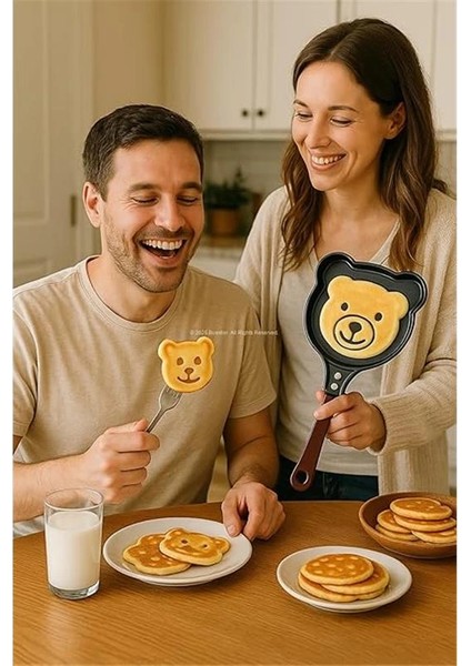 Hayvan Figürlü Pankek ve Omlet Tavası, Çocuklar Için Eğlenceli Mutfak Aleti, Yapışmaz