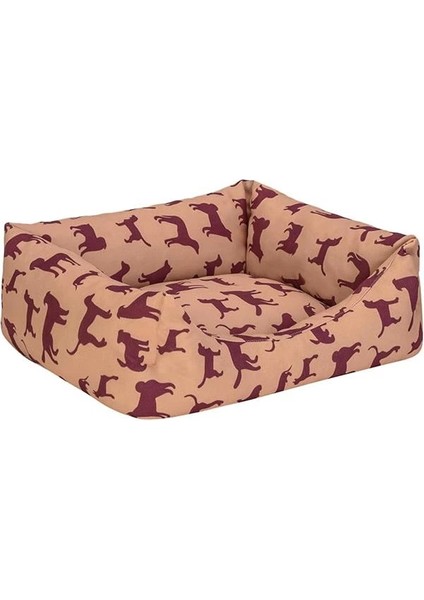 Uniform Bej-Bordo Kedi ve Köpek Yatağı S 40X50CM fiyatları