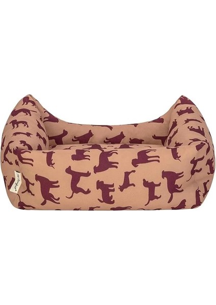 Uniform Bej-Bordo Kedi ve Köpek Yatağı S 40X50CM indirimleri