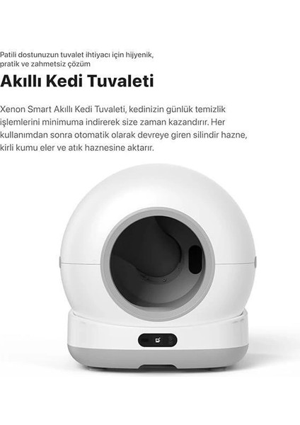 Akıllı Otomatik Kedi Tuvaleti (Kamerasız) Çelik Mama Kabı (Kameralı) Su Sebili ve Filtre modelleri