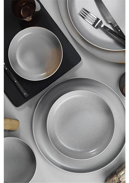 Moderna 18 Parça 6 Kişilik Yemek Takımı Gri modelleri