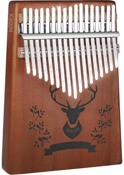 KLX-456 Hakiki Maun Ağacı Kalimba 17 Çelik Tuşlu (Türkçe Metod Çanta Çekiç) fiyatları
