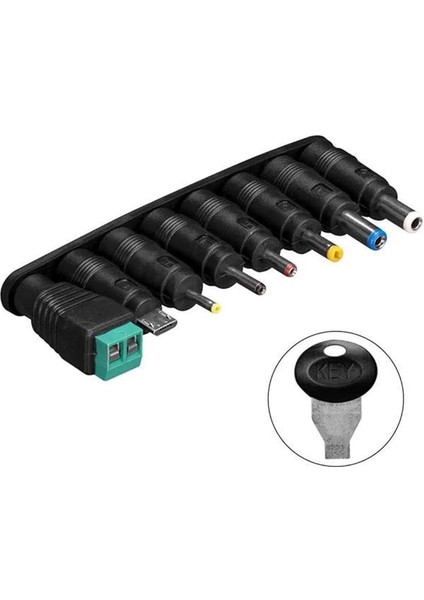 S-Link SL-128C 3 Volt - 12 Volt 1 Amper Ayarlı 8 Uçlu Swıtch Mode Plastik Kasa Adaptör indirimleri