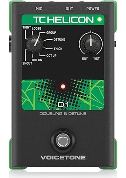 Helicon Voicetone Single D1 - Vokal Prosesör Pedalı