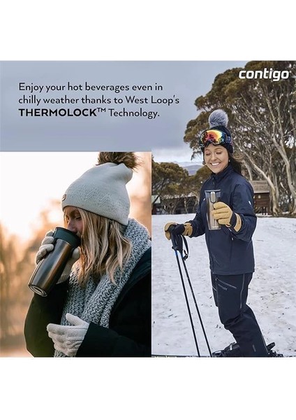 Westloop Autoseal Termos Bardak 470 ml Kırmızı fiyatları