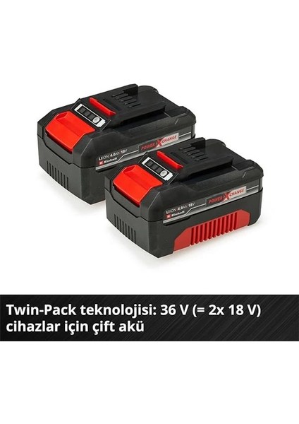 2X18V 4,0 Ah Pxc-Twinpack Cb 2, Akü