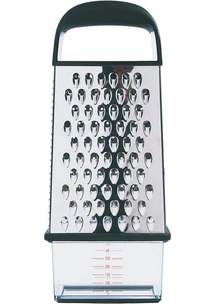 Good Grips Oyulmuş Paslanmaz Çelik Toplama Kabına Sahip Kare Rende - Sebze Vs. Için, Metalik fiyatları