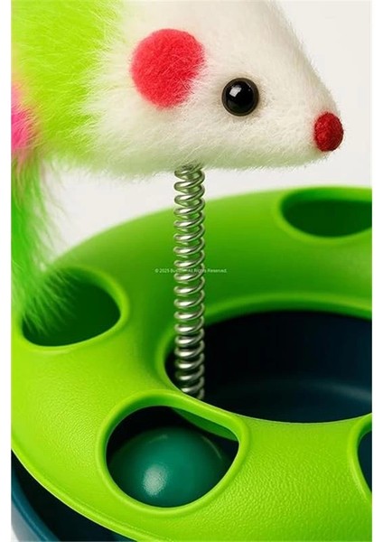 Kedi Oyuncak Seti, Yaylı Tüylü Toplu Kedi Eğlence Istasyonu, Dönerek Hareket Eden Toplu indirimleri