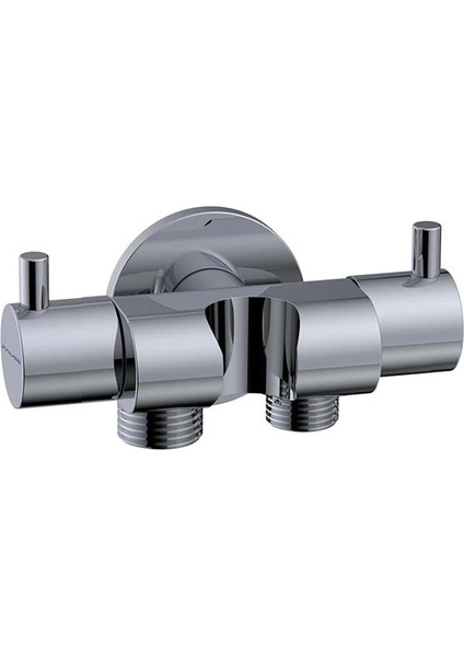 Çift Çıkışlı Çiftli Taharet Musluğu Askılı KDC108