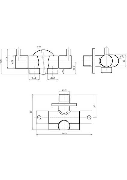 Çift Çıkışlı Çiftli Taharet Musluğu Askılı KDC108 fırsatları