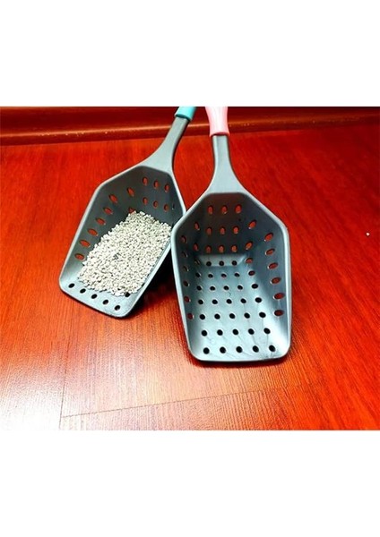 1 Adet Kedi Kumu Eleme Küreği, Küçük Delikli Ince Taneli Dar Aralıklı Pet Tuvalet Temizleme