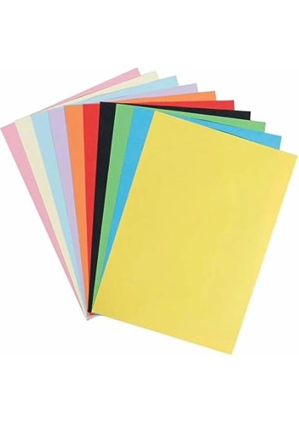 A4 Renkli Fon Kartonu 23X34 10'lu (2'li Paket) 10 Renk indirimleri