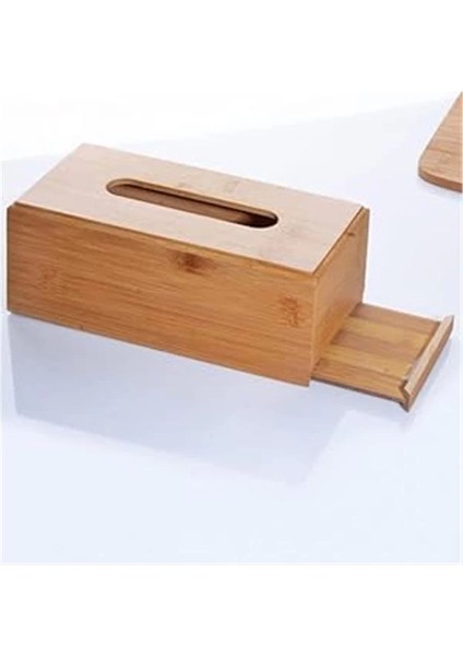 Bambu Dekoratif Z Kağıt Peçetelik & Dikdörtgen Z Mendil Kutusu Bambu