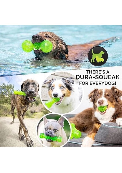 Dura-Squeaks Stick Köpek Oyuncağı (Medium) – Dayanıklı, Gıcırtılı & Suda Yüzen Köpek