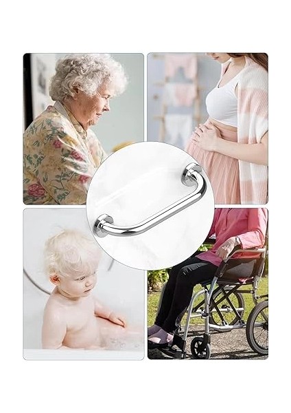 Yaşlı, Bedensel Engelli Tutunma Barı, Hasta Tutunma Barı, Küvet Tutamağı, Krom Kaplama