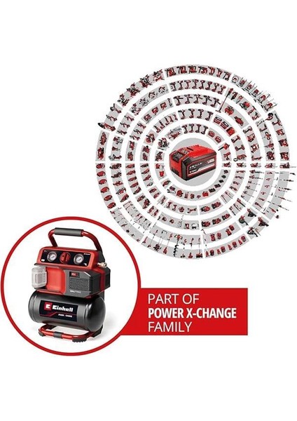 Akülü Kompresör Te-Ac 18/75 Li Of-Solo Power X-Change (18 V, Maks. 8 Bar, 5 L Tank, 75 fiyatları