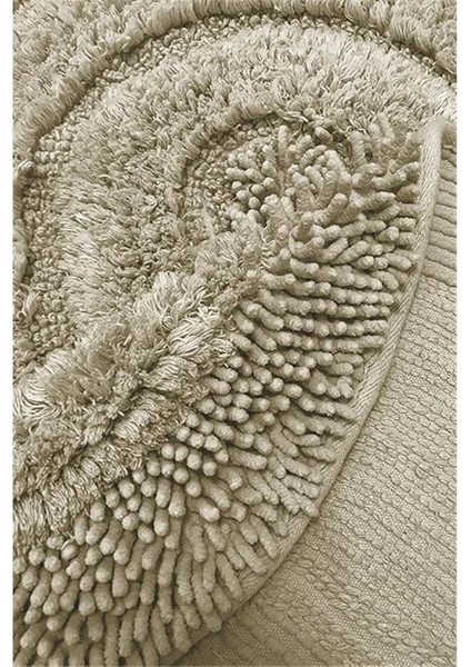 Macoronı Bej 2li Set Klozet Takımı Banyo Paspas Seti Halısı Cotton fiyatları