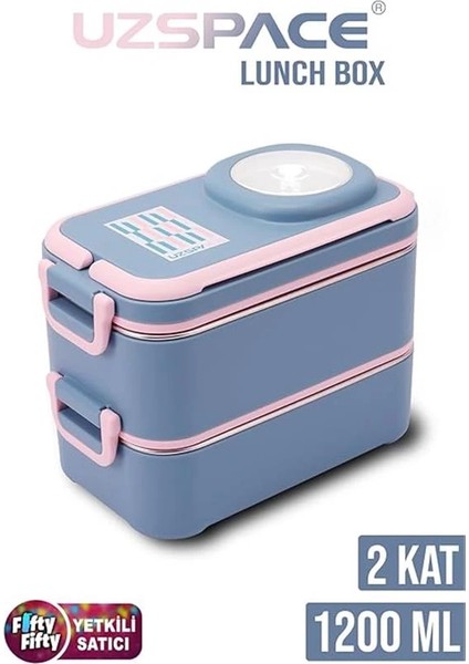 1200 ml Iki Kat Dört Bölme Paslanmaz Çelik Lunch Box Yeni Nesil Sefer Tası-Sos Kaseli fiyatları