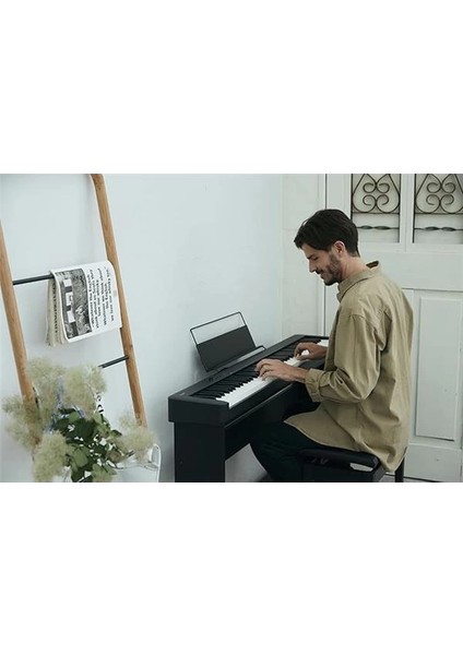 CDP-S110BK Dijital Piyano, 88 Ağırlıklı Tuşlu, Siyah