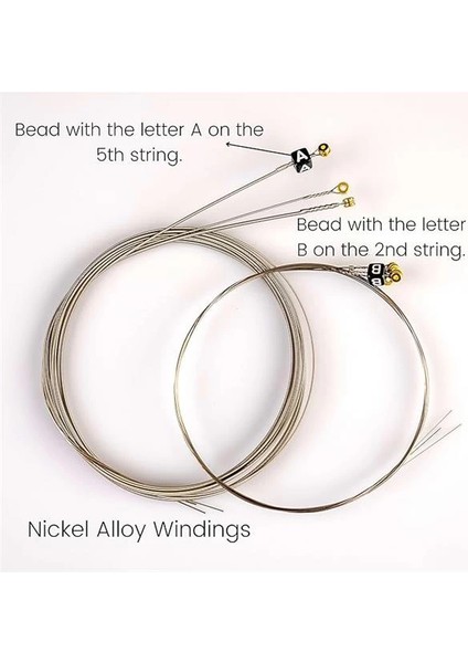 Strings Coated Seri Elektro Gitar Teli – Uzun Ömürlü, Parlak Ton, Yüksek Dayanıklılık (09-42