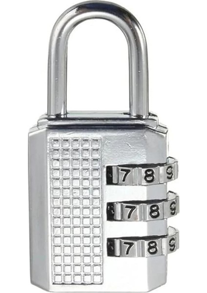 Şifreli Mini Asma Kilit 5.5 cm Dayanıklı Çanta Valiz ve Dolap Kilidi Seyahat Için Güvenli