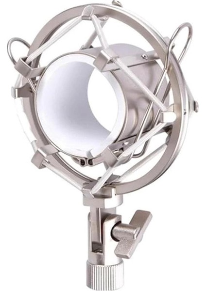 Shm-02 Pro Stüdyo Mikrofon Gri Shock Mount (Metal)