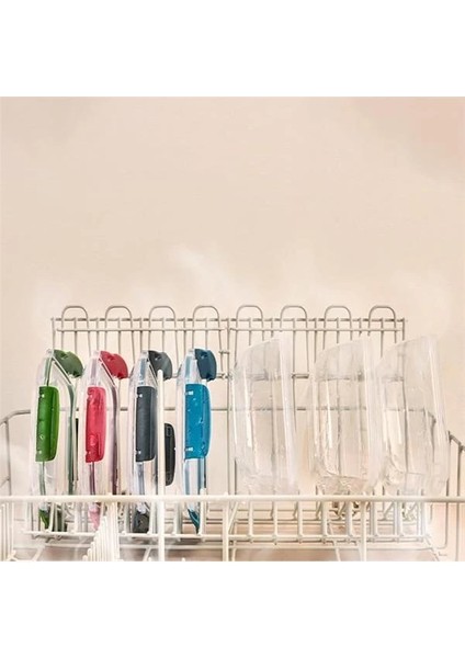 Kilitli Sızdırmaz Saklama Kabı Seti, Buzdolabı Için Sebze ve Meyve Saklama Kabı, Uzun