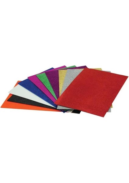 Eva 20 x 30 cm 10 Renk 2 mm Simli, Yapışkanlı fiyatları