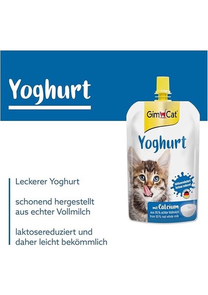 Yoğurt Kediler Için Tamamlayıcı Mama, Zengin Protein, Sindirime Yardımcı 150 G fiyatları