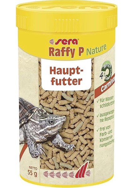 Raffy P 250 ml 50 gr Kaplumbağa Yemi