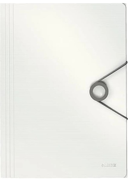 Solid Ince Lastikli Dosya, 150 Sayfa Kapasiteli, Beyaz, 45631001 indirimleri