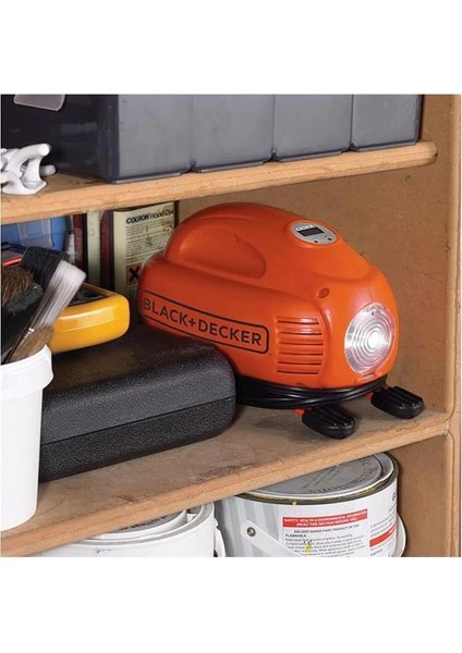 Black + Decker ASI200 12V 120PSI Hava Kompresörü