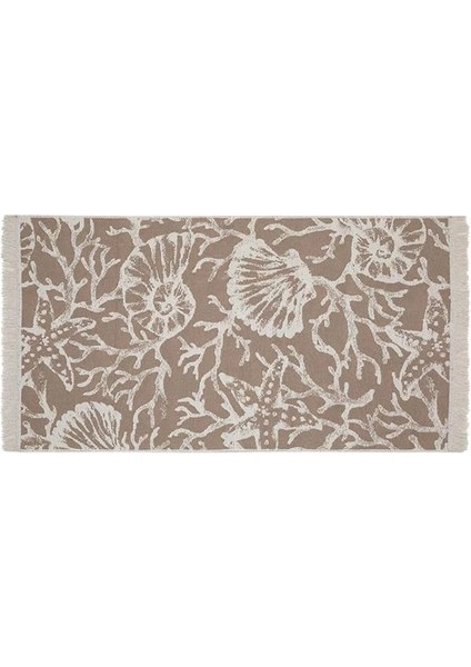 Larissa Marin Kilim Bej Beyaz 80X150