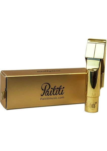 Profesyonel Altın Kaplama Alto Saksafon Metal Ağızlık #6 indirimleri