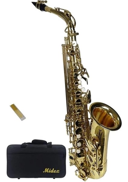 SF-8000 Gold Profesyonel Alto Saksafon Çanta ve Aksesuar Dahil (Mib)