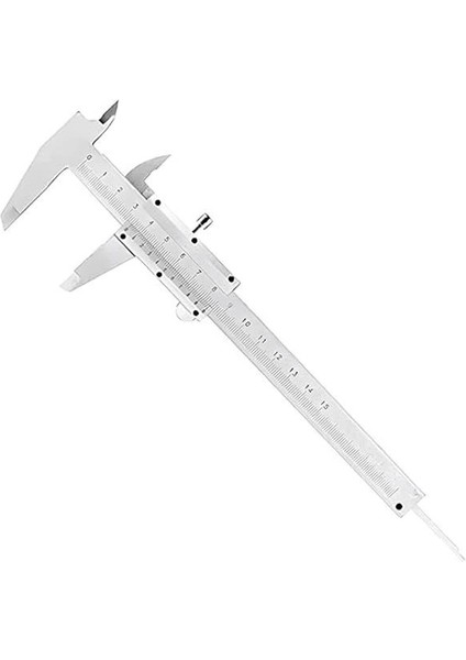 Analog Kumpas – 150 mm Karbon Çelik Gövde, 0.02 mm Hassasiyetli Ölçüm Aleti
