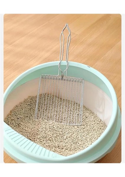 Paslanmaz Metal Kedi Köpek Kum Temizleme Metal Küreği – Dayanıklı ve Ergonomik Tuvalet Kumu modelleri