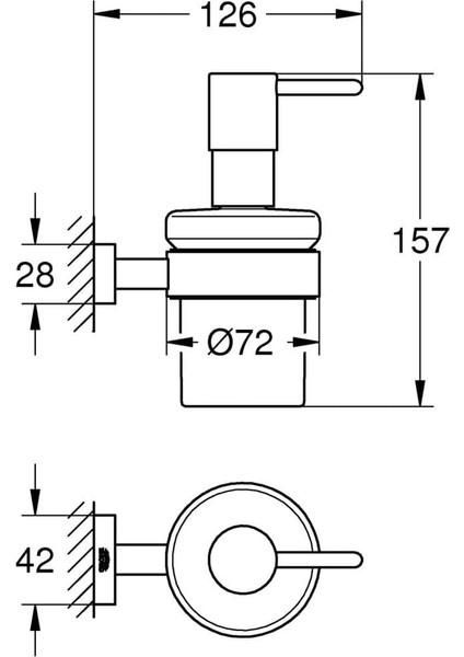 Sıvı Sabunluk Seti Eurocube Krom - 40756001 modelleri