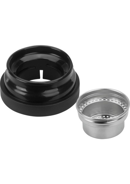 Thermo Çay Demlikli Matara, Paslanmaz Çelik, Siyah, 420 ml 3lü Paket fırsatları