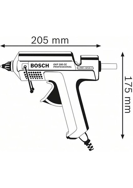 Gkp 200 Ce Tutkal Tabancası (500 W, Yapıştırma Performansı: 30 Gr/dak) indirimleri