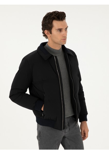 Erkek Siyah Kaz Tüyü Mont 50291036-VR046