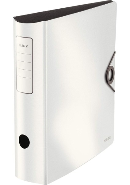 180° Active Solid Geniş Klasör, Beyaz, A4, 82 mm Genişliğinde Yuvarlak Sırt, Elastik Bantlı, H