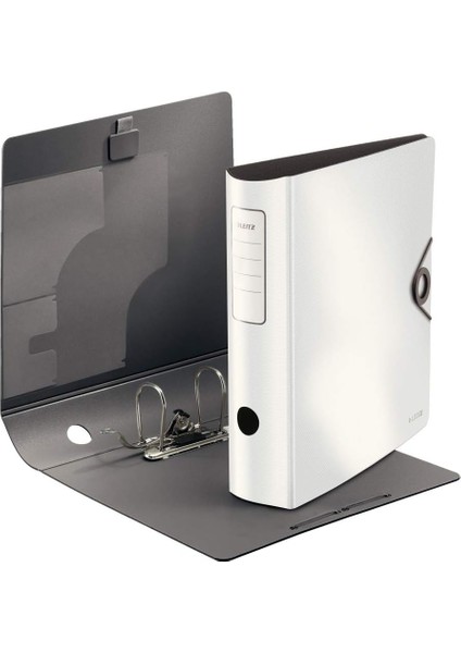 180° Active Solid Geniş Klasör, Beyaz, A4, 82 mm Genişliğinde Yuvarlak Sırt, Elastik Bantlı, H fiyatları