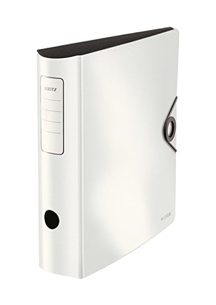 180° Active Solid Geniş Klasör, Beyaz, A4, 82 mm Genişliğinde Yuvarlak Sırt, Elastik Bantlı, H modelleri