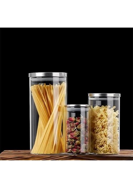 Kare Borosilikat Cam Sızdırmaz Vakumlu Erzak ve Bakliyat Saklama Kabı – Havadaki Termisil indirimleri