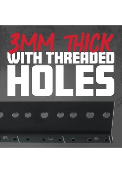 Rackworks Ağır Hizmet Çelik Raf Ray Seti; 4u Raf Boyutu (GRW-RACKRAIL-04U) modelleri