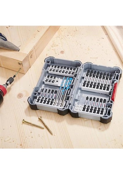 Professional 35 Adet Multiconstruction Matkap Ucu ve Darbe Kontrollü Tornavida Ucu Seti