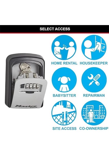 Duvar Montajı Için Sayı Kombinasyonlu Kilitli Kasa/kilitli Kasa, Gri/siyah, Anahtarınızı fırsatları