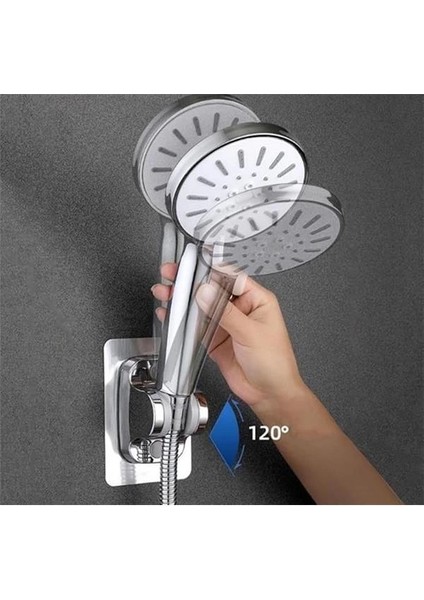 Duş Başlığı Tutucu, Tepe ve El Duşu Sabitleme Aparatı, Yapışkanlı Montaj, Fayansa fiyatları